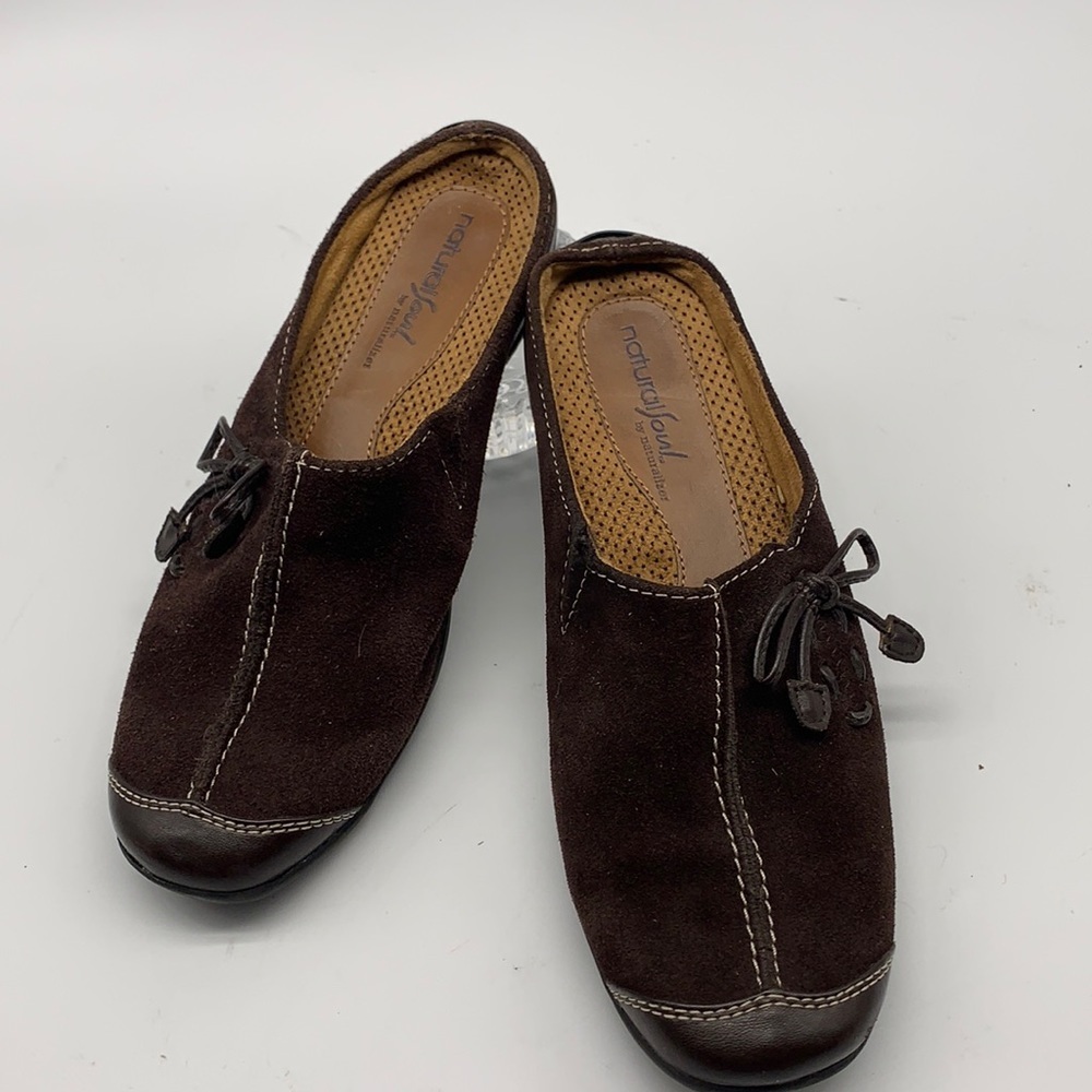 Naturalizer NaturalSoul Mules in Dark Brown Suede size 6M